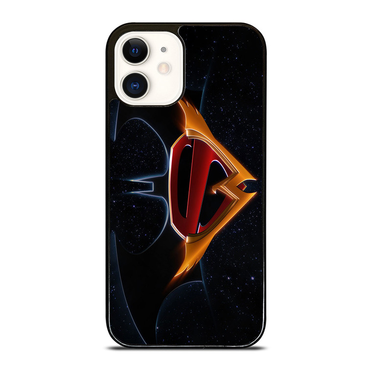 BATMAN SUPERMAN WONDER WOMAN SUPERHERO LOGO  iPhone 12 Case Cover