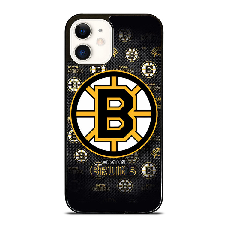 BOSTON BRUINS HOCKEY TEAM LOGO  iPhone 12 Case Cover