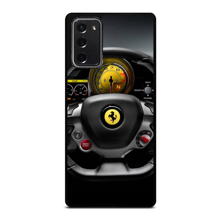 FERRARI BELLISSIMA STEERING WHEEL Samsung Galaxy Note 20 Case Cover
