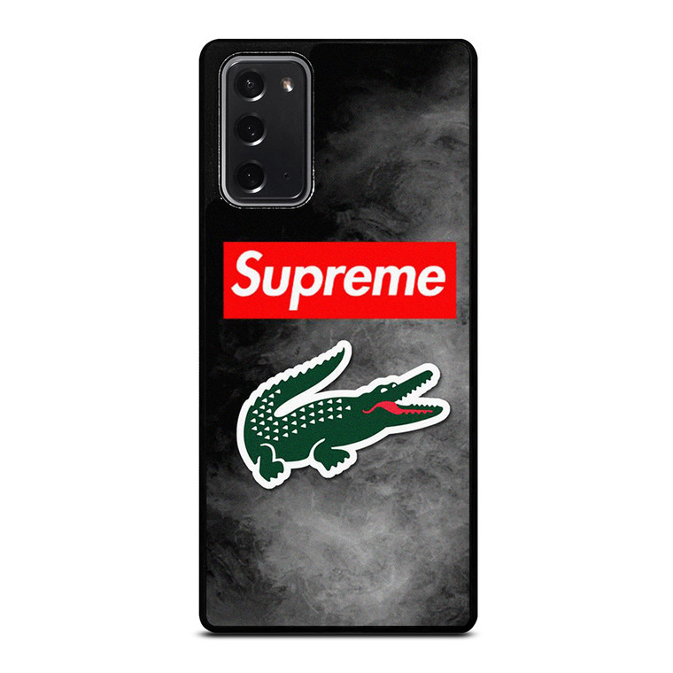 LACOSTE X SUPREME LOGO Samsung Galaxy Note 20 Case Cover