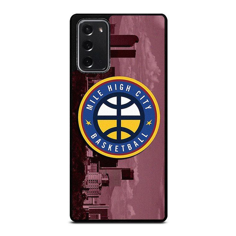 MILE HIGH CITY BASKETBALL BADGE Samsung Galaxy Note 20 Case Cover