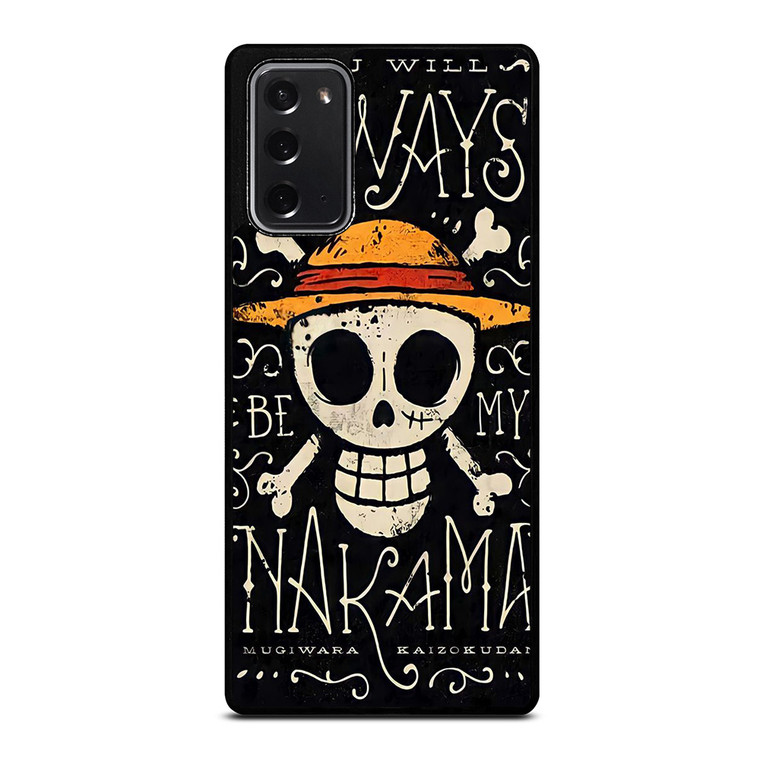 NAKAMA ONE PIECE ANIME Samsung Galaxy Note 20 Case Cover