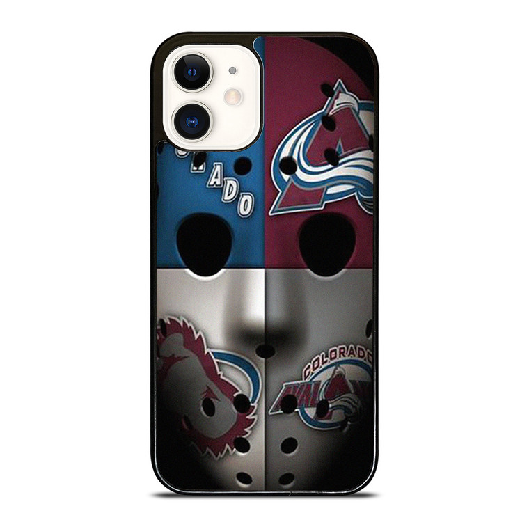 COLORADO AVALANCHE JASON FRIDAY MASK  iPhone 12 Case Cover