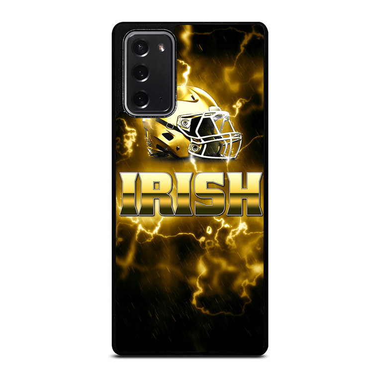 NOTRE DAME IRISH HELMET GOLD Samsung Galaxy Note 20 Case Cover