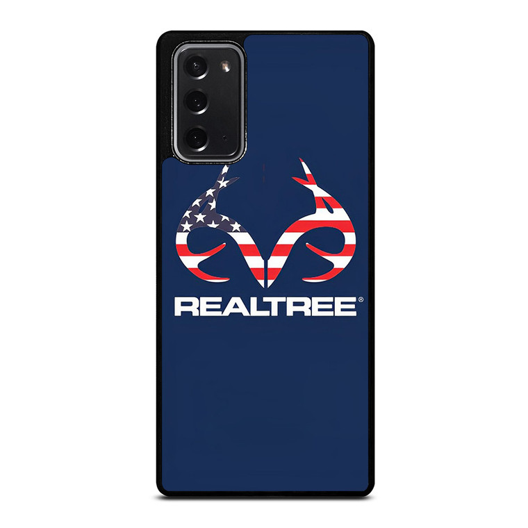REALTREE USA FLAG LOGO Samsung Galaxy Note 20 Case Cover