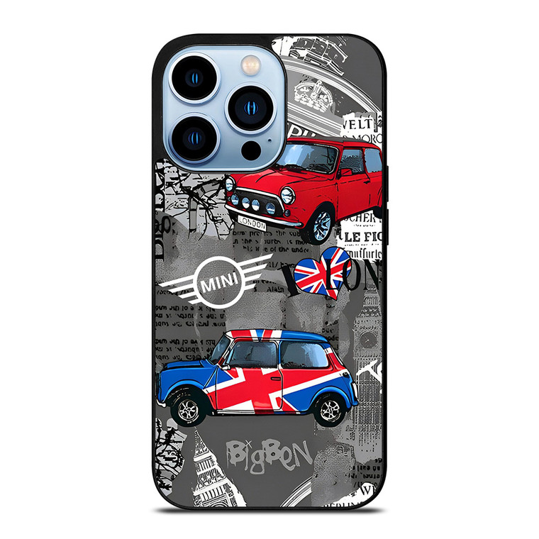 MINI COOPER LONDON COLLAGE iPhone 13 Pro Max Case Cover