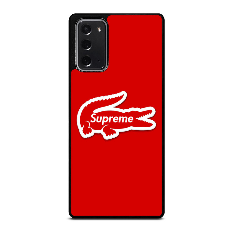 SUPREME LACOSTE COOL Samsung Galaxy Note 20 Case Cover
