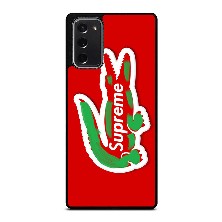 SUPREME X LACOSTE SYMBOL Samsung Galaxy Note 20 Case Cover