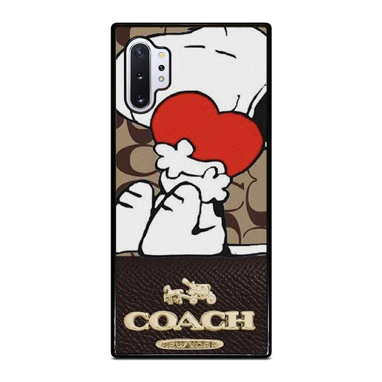 COACH NEW YORK SNOOPY Samsung Galaxy Note 10 Plus Case Cover