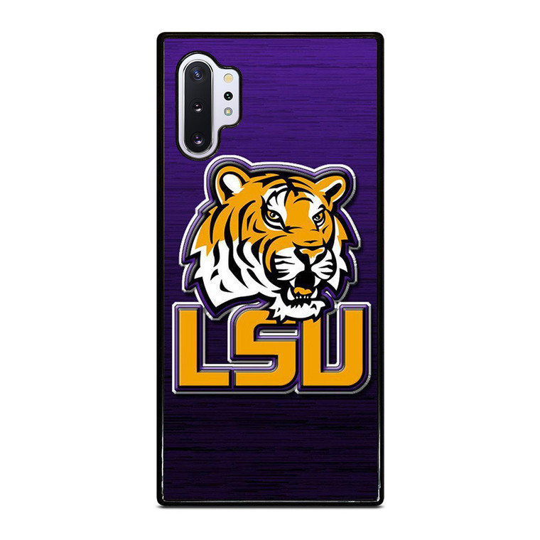 LSU TIGERS WOOD EMBLEM Samsung Galaxy Note 10 Plus Case Cover