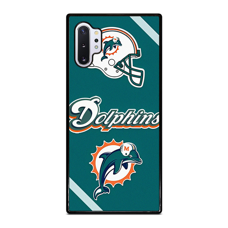 MIAMI DOLPHINS FOOTBALL HELMET LOGO Samsung Galaxy Note 10 Plus Case Cover