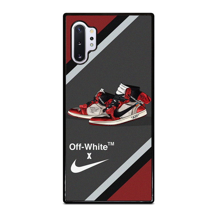 NIKE SWOOSH AIR JORDAN HIGH OFF WHITE Samsung Galaxy Note 10 Plus Case Cover