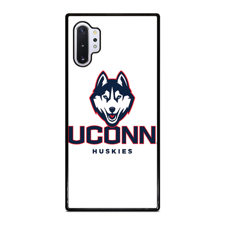 UCONN HUSKIES WHITE LOGO Samsung Galaxy Note 10 Plus Case Cover