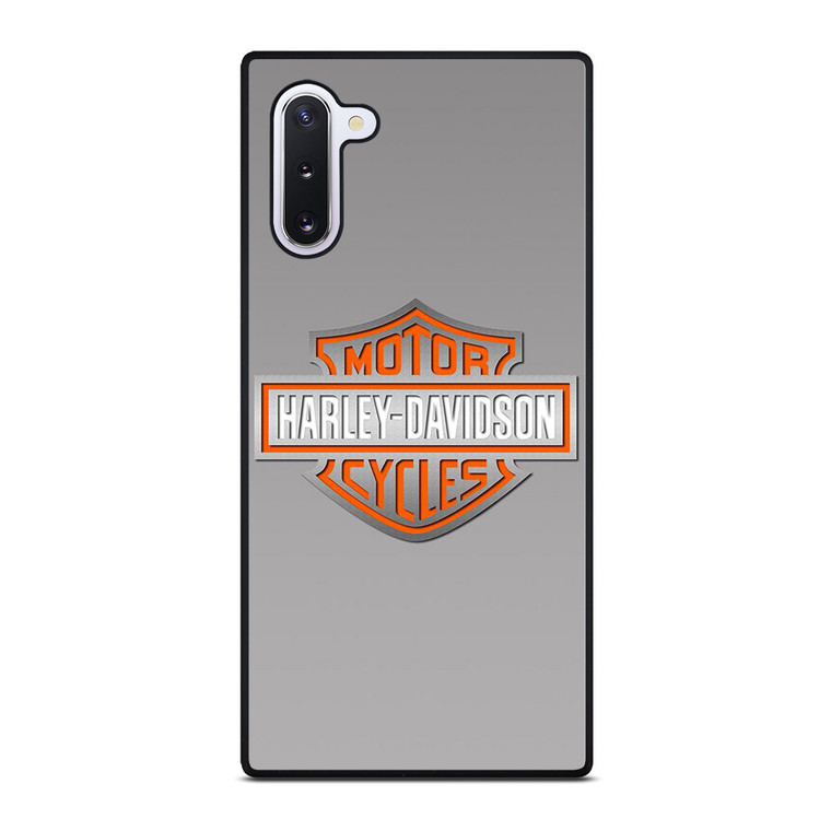 HARLEY DAVIDSON MOTOR GREY LOGO Samsung Galaxy Note 10 Case Cover