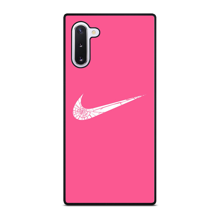 NIKE PINK BROKEN LOGO Samsung Galaxy Note 10 Case Cover
