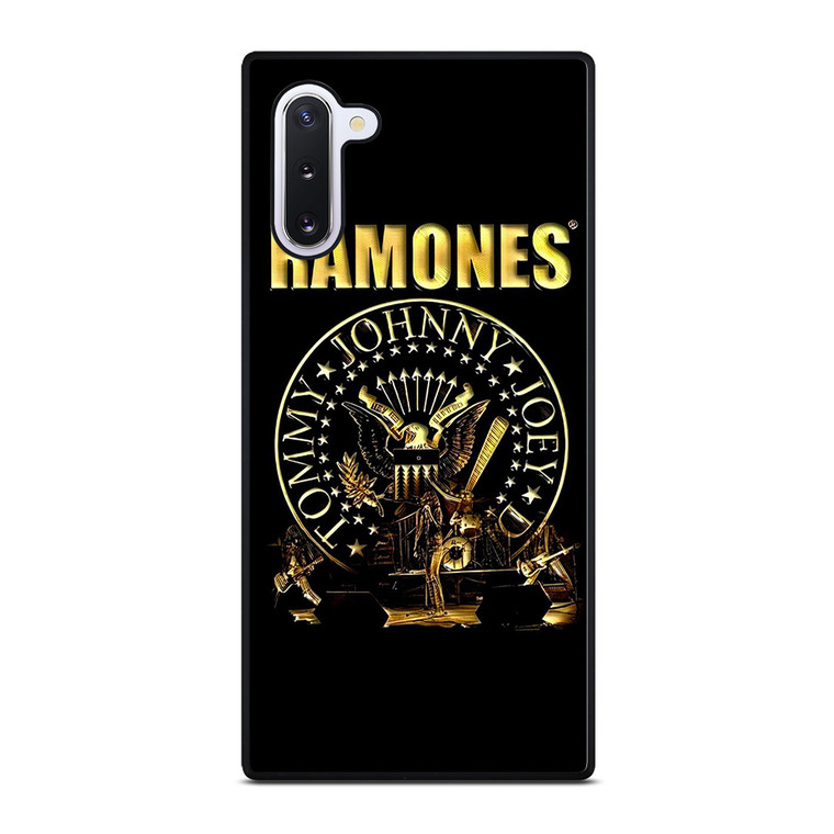 RAMONES ROCK BAND GOLD LOGO Samsung Galaxy Note 10 Case Cover