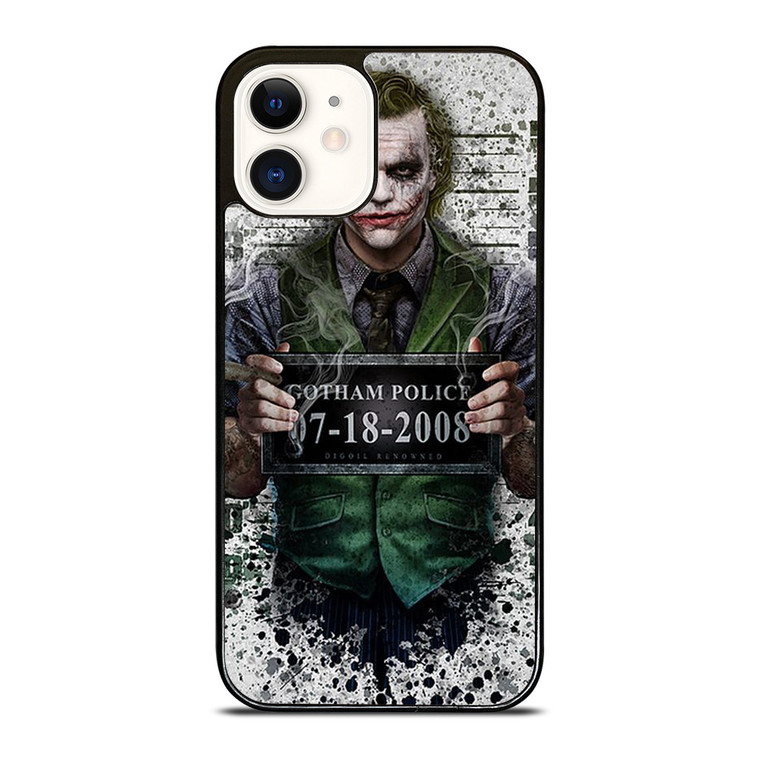 JOKER HEATH LEDGER MUGSHOT  iPhone 12 Case Cover