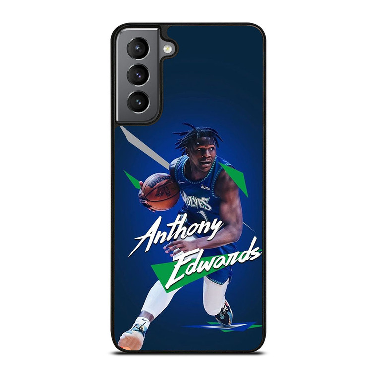ANTHONY EDWARDS MINNESOTA TIMBERWOLVES BASKETBALL Samsung Galaxy S21 Plus Case Cover
