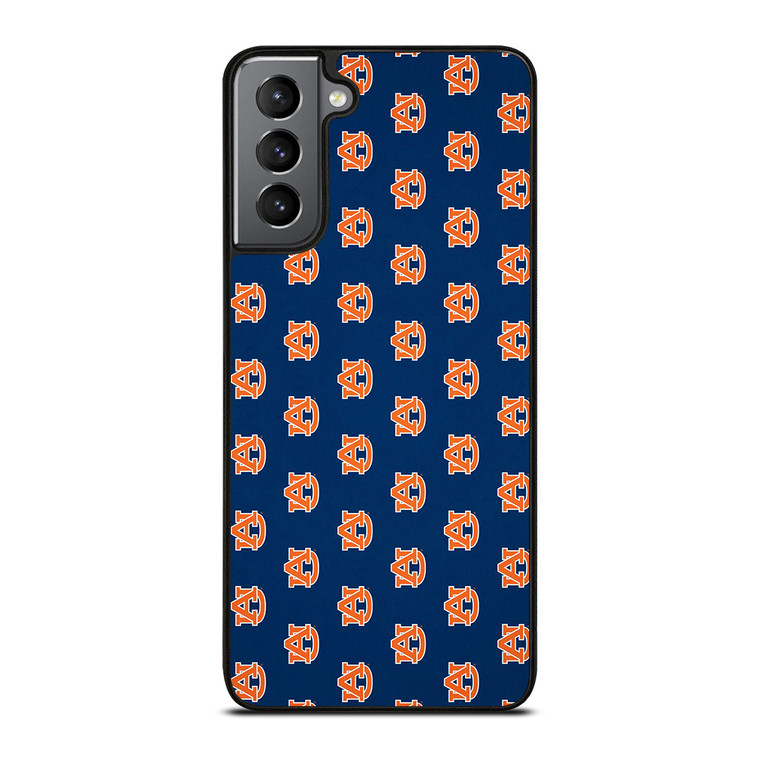 AUBURN TIGERS FOOTBALL LOGO COLLAGE Samsung Galaxy S21 Plus Case Cover