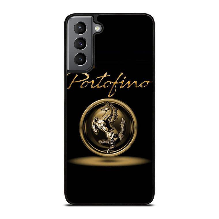 FERRARI PORTOFINO GOLD EMBLEM Samsung Galaxy S21 Plus Case Cover