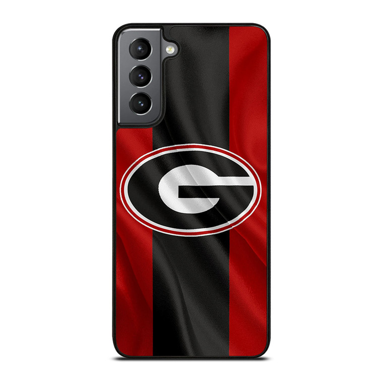 GEORGIA BULLDOGS FOOTBALL FLAG Samsung Galaxy S21 Plus Case Cover
