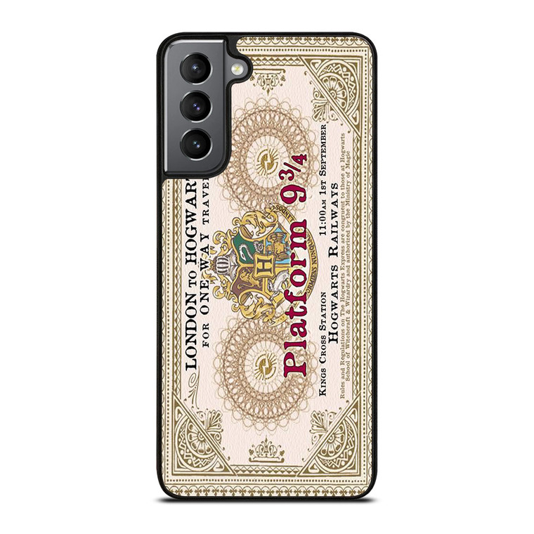 HARRY POTTER TICKETS PLATFORM NINE AND THREE QUARTERS Samsung Galaxy S21 Plus Case Cover