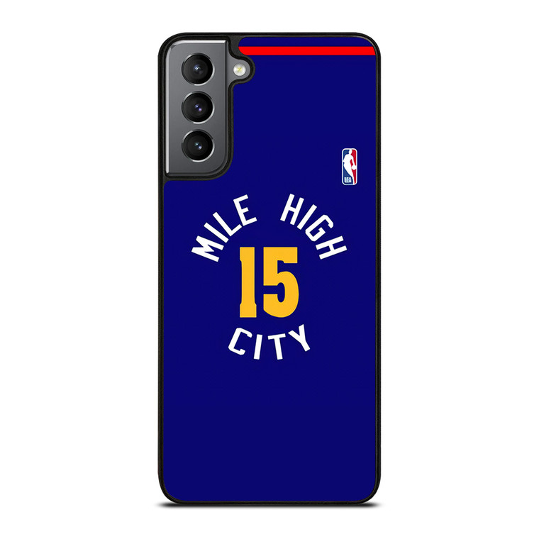 NIKOLA JOKIC MILE HIGH CITY BASKETBALL Samsung Galaxy S21 Plus Case Cover