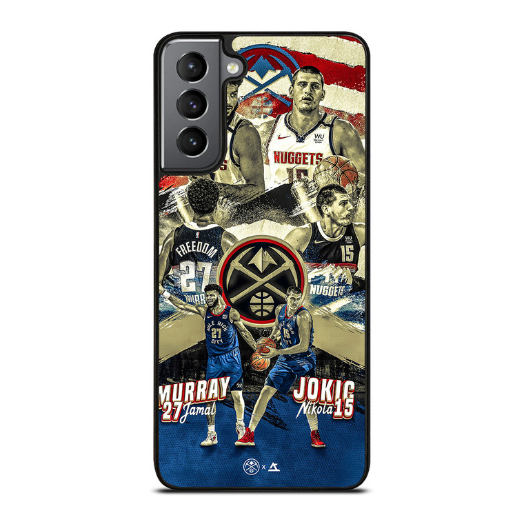 NIKOLA JOKIC X JAMAL MURRAY DENVER NUGGETS Samsung Galaxy S21 Plus Case Cover NIKOLA JOKIC X JAMAL MURRAY DENVER NUGGETS Samsung Galaxy S21 Plus Case Cover