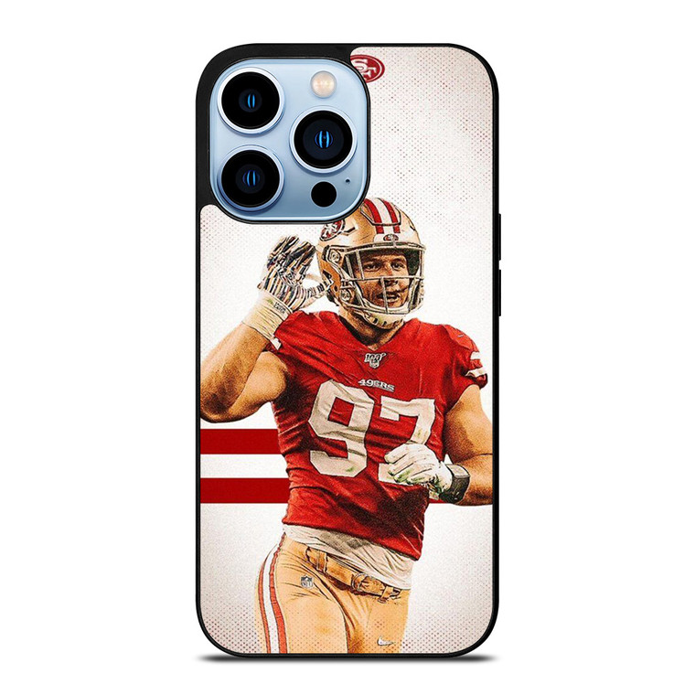 NICK BOSA SAN FRANCISCO 49ERS NFL iPhone 13 Pro Max Case Cover