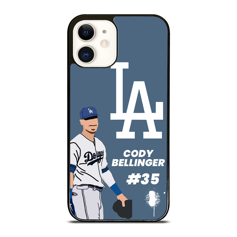LOS ANGELES DODGERS CODY BELLINGER CARTOON  iPhone 12 Case Cover