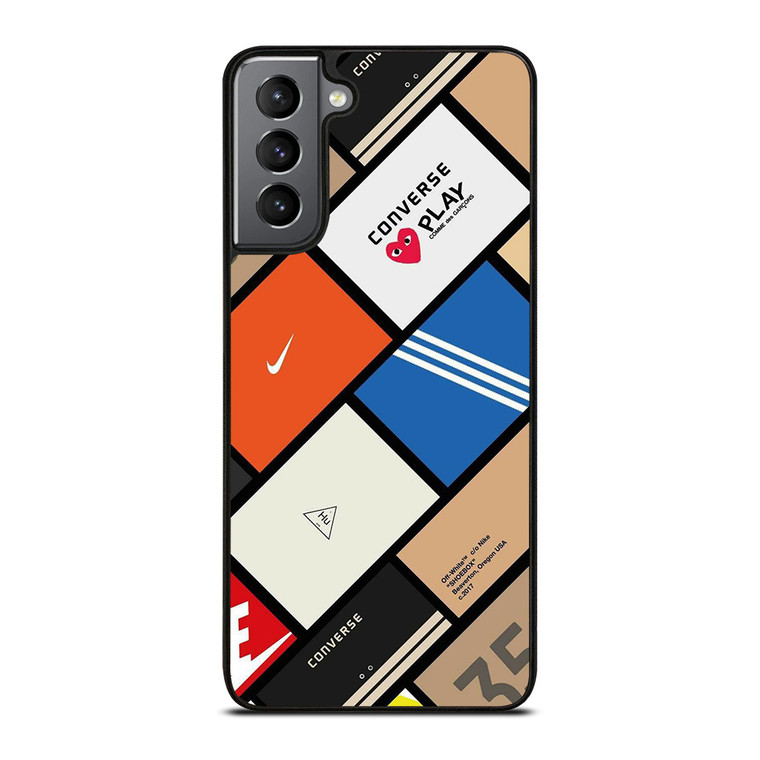SNEAKERS BOXES COLLECTIONS Samsung Galaxy S21 Plus Case Cover SNEAKERS BOXES COLLECTIONS Samsung Galaxy S21 Plus Case Cover