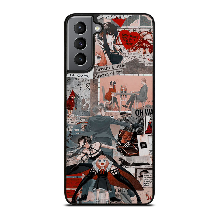 SPY X FAMILY MANGA COLLAGE Samsung Galaxy S21 Plus Case Cover