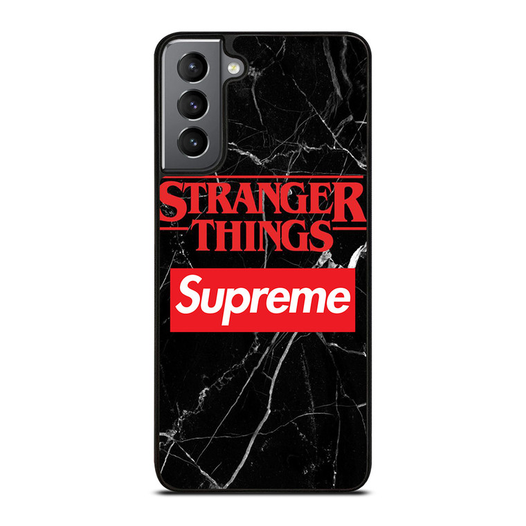 STRANGER THINGS X SUPREME LOGO Samsung Galaxy S21 Plus Case Cover