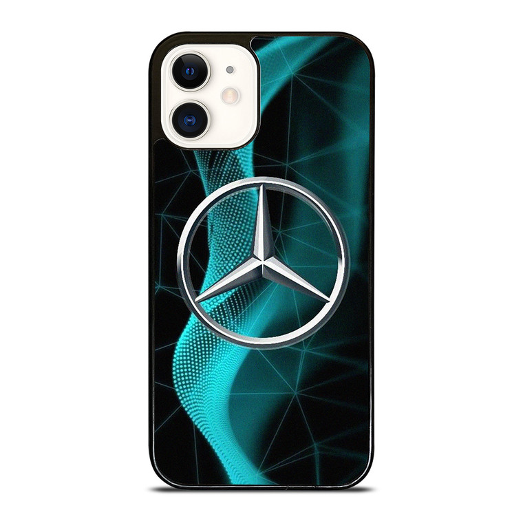 MERCEDES BENZ POLYGONAL LOGO  iPhone 12 Case Cover MERCEDES BENZ POLYGONAL LOGO  iPhone 12 Case Cover