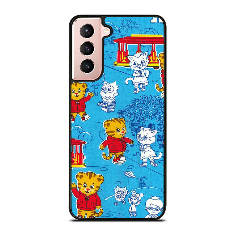 DANIEL TIGER PATTERN Samsung Galaxy S21 Case Cover