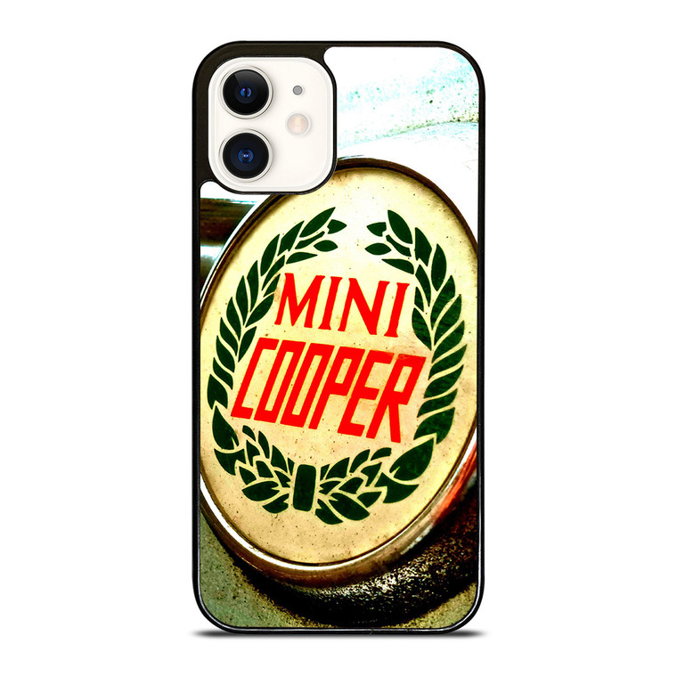 MINI COOPER CLASSIC RUSTY EMBLEM  iPhone 12 Case Cover MINI COOPER CLASSIC RUSTY EMBLEM  iPhone 12 Case Cover