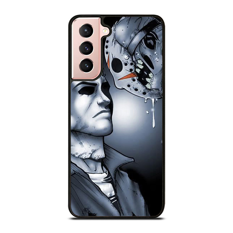 JASON VOORHEES VS MICHAEL MYER HALLOWEEN 2 Samsung Galaxy S21 Case Cover