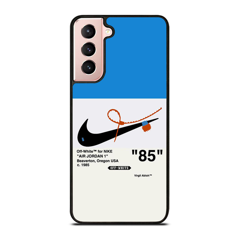 NIKE AIR JORDAN 1OFF WHITE BLUE Samsung Galaxy S21 Case Cover