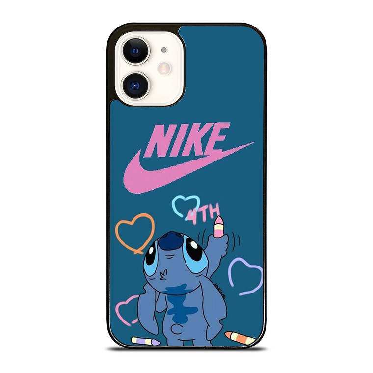NIKE LILO AND STITCH CARTOON  iPhone 12 Case Cover