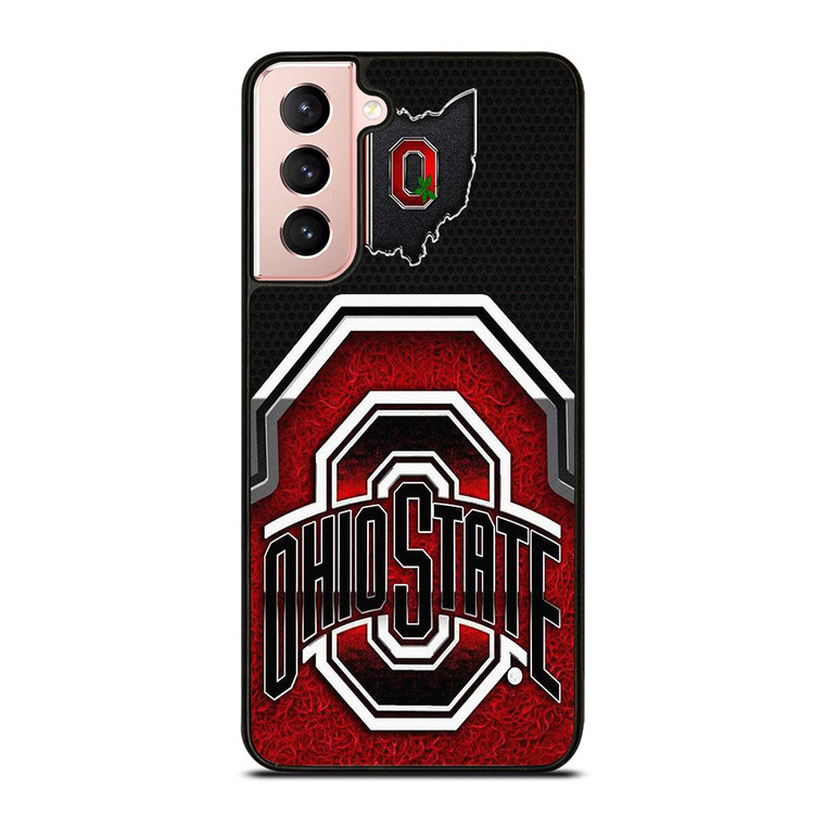 OHIO STATE BUCKEYES SYMBOL METAL Samsung Galaxy S21 Case Cover OHIO STATE BUCKEYES SYMBOL METAL Samsung Galaxy S21 Case Cover
