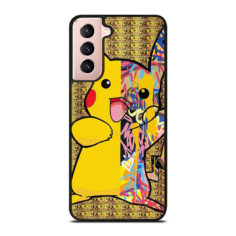 PIKACHU POKEMON ABSTRACT ART Samsung Galaxy S21 Case Cover PIKACHU POKEMON ABSTRACT ART Samsung Galaxy S21 Case Cover