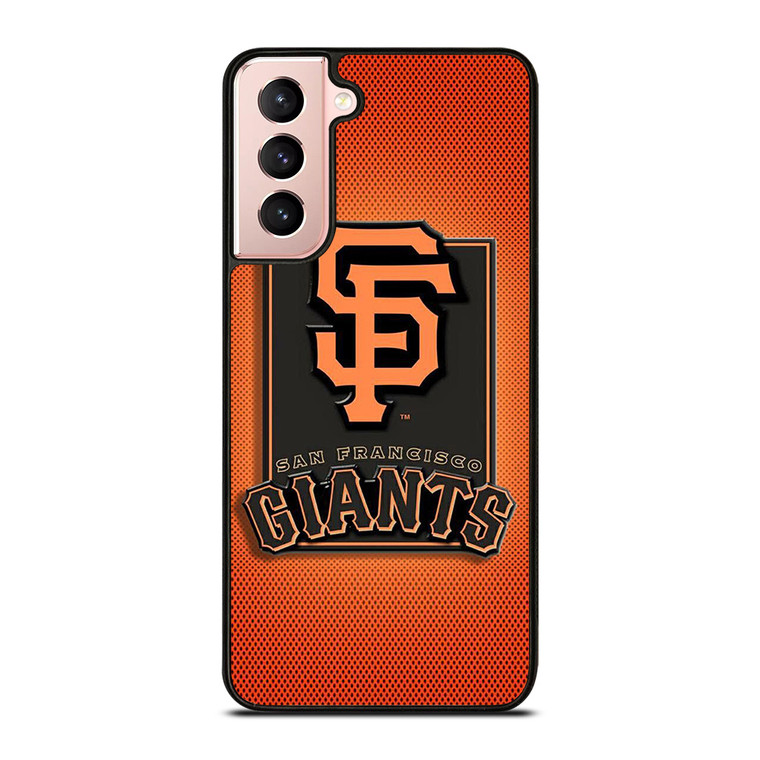 SAN FRANCISCO BASEBALL EMBLEM CARBON Samsung Galaxy S21 Case Cover