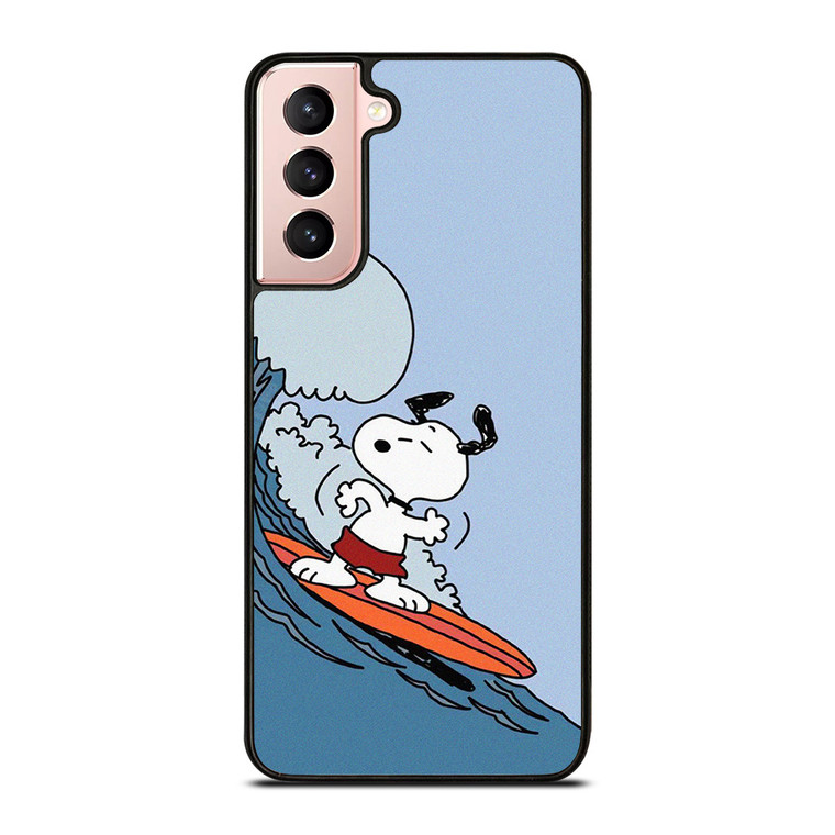 SNOOPY SURFING CARTOON Samsung Galaxy S21 Case Cover SNOOPY SURFING CARTOON Samsung Galaxy S21 Case Cover