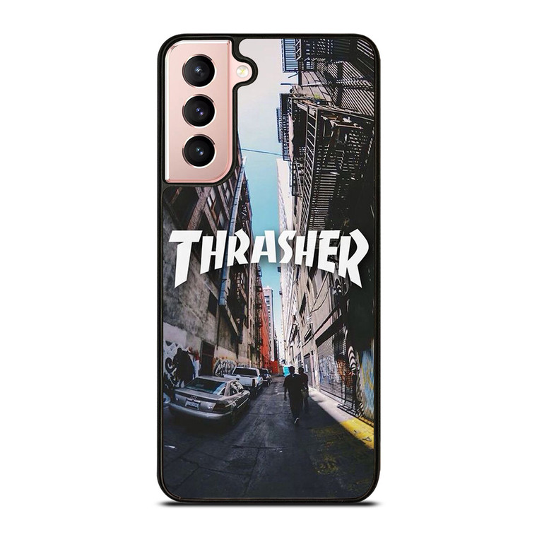 THRASHER SKATEBOARD URBAN CITY LOGO Samsung Galaxy S21 Case Cover
