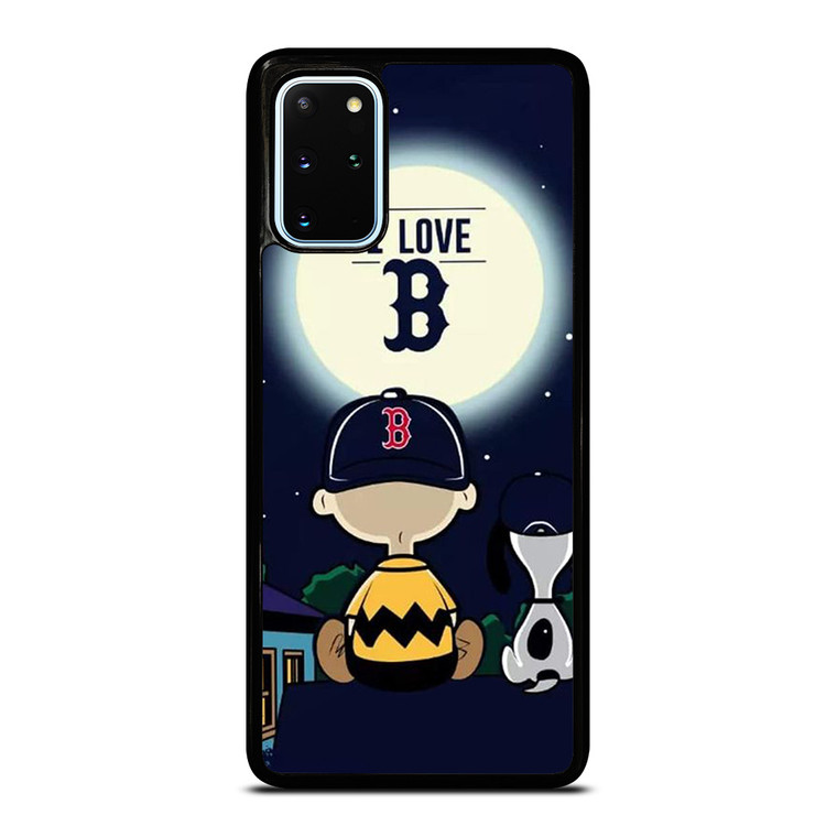 BOSTON RED SOX CHARLIE BROWN SNOOPY Samsung Galaxy S20 Plus Case Cover
