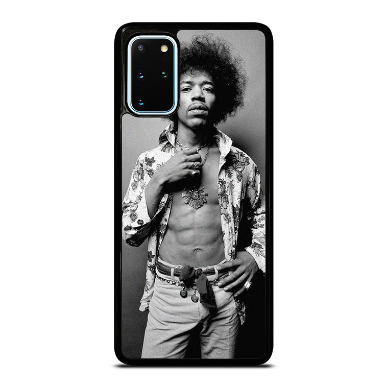 JIMI HENDRIX GUITARIST BLACK WHITE Samsung Galaxy S20 Plus Case Cover