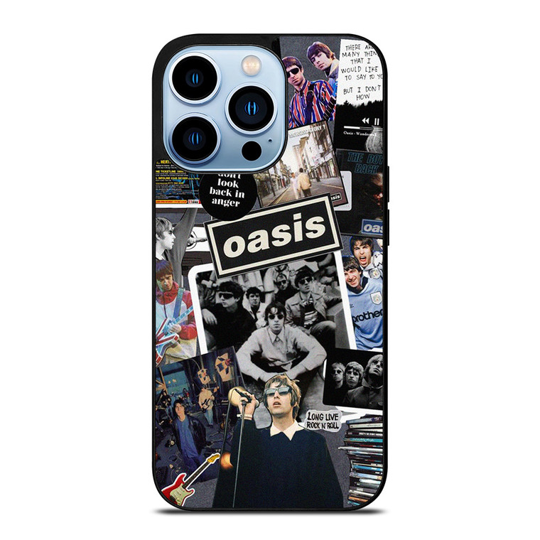 OASIS ROCK BAND COLLAGE iPhone 13 Pro Max Case Cover