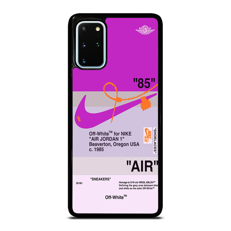 NIKE AIR JORDAN 1 OFF WHITE PURPLE Samsung Galaxy S20 Plus Case Cover NIKE AIR JORDAN 1 OFF WHITE PURPLE Samsung Galaxy S20 Plus Case Cover