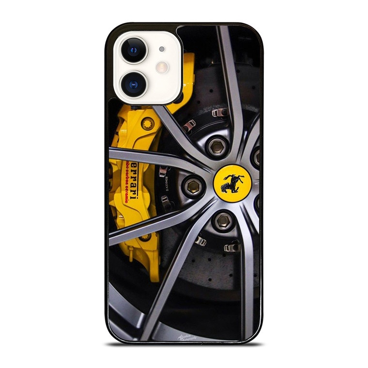 SCUDERIA FERRARI CAR WHEEL  iPhone 12 Case Cover