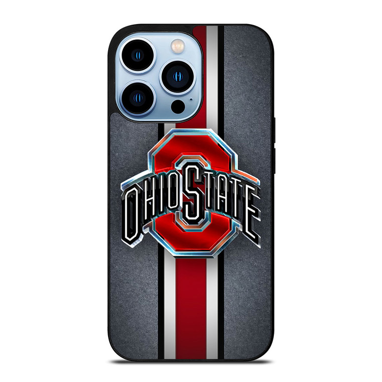 OHIO STATE BUCKEYES METAL LOGO iPhone 13 Pro Max Case Cover
